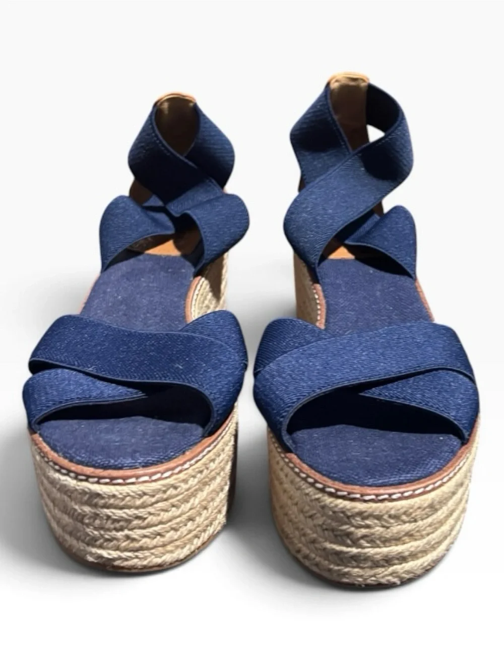 Tory Burch Frieda Espadrille Platform Wedge Sandals